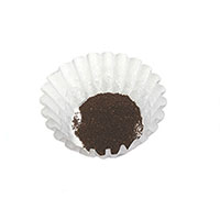 Filter paper. 500 per box. Use with A71431, ABB1.5P - plastic brew basket, ABB1.5SS - stainless steel brew basket, TB3 tea brewer w/ plastic funnel, Half-batch brew basket ABB3-1.5