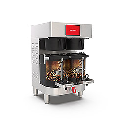 PrecisionBrew Warmer Shuttle. Twin digitally controlled warmer shuttle brewer