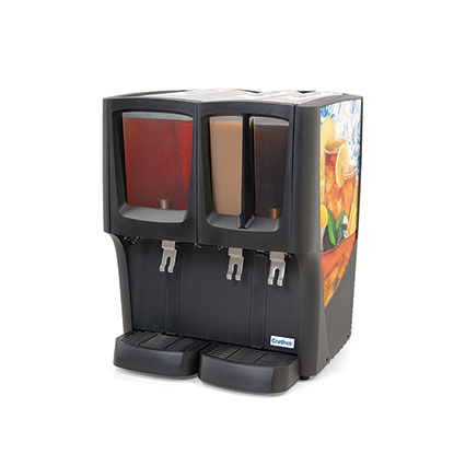 Crathco  G-Cool Premix Cold Beverage Dispenser. Focus Flavor. (1) 5 gallon bowl and (2) 2.4 gallon bowls.
