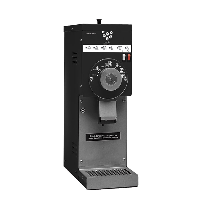 Retail Coffee Grinder. Black with 1.5 lbs. hopper.