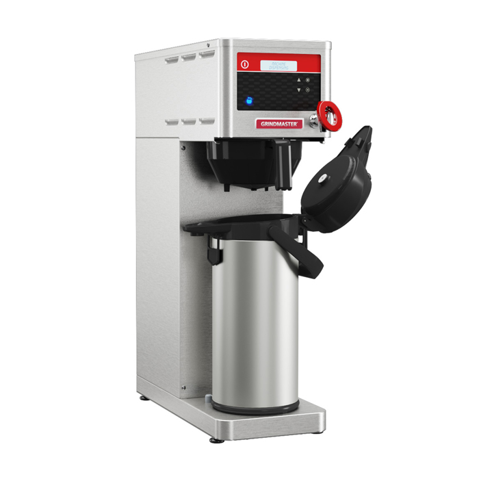 Single, digitally controlled Airpot brewer brews into a 64-ounce Airpot