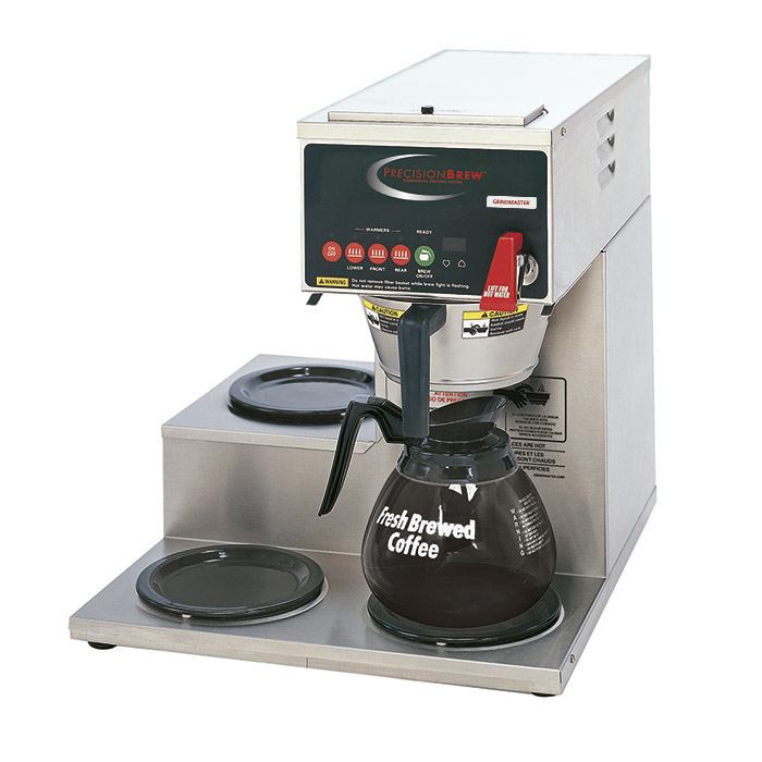 PrecisionBrew Digital Decanter Brewer. Single, digitally controlled decanter brewer. Warmers: 1 bottom, 2 on the left side