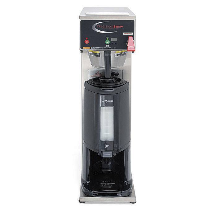 PrecisionBrew Digital Thermal Gravity Brewer. Single, digitally controlled brewer. Brews into a 2.5 L vacuum- insulated gravity container.