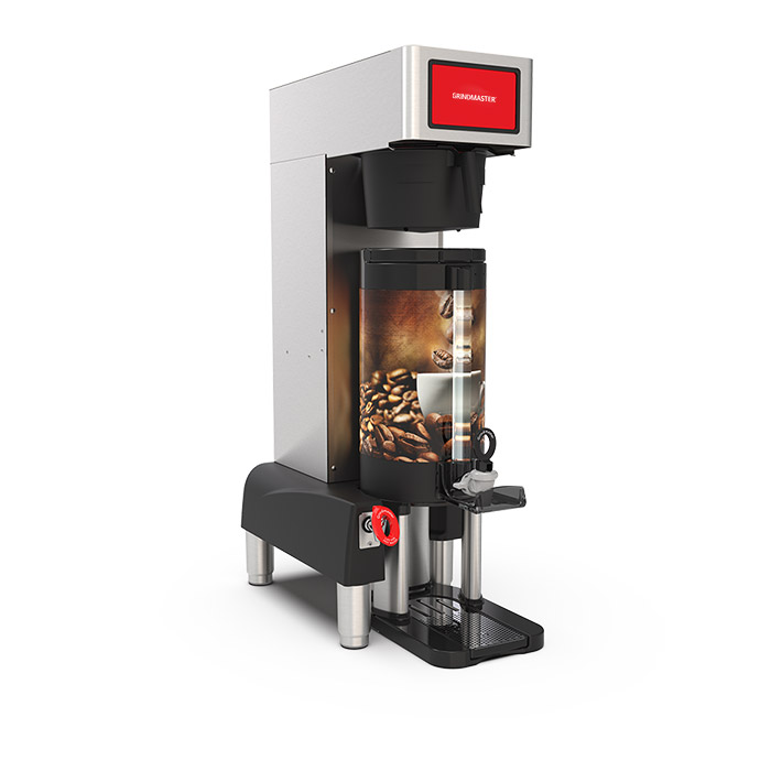PrecisionBrew Vacuum Shuttle. Single digitally controlled brewer for use with vacuum shuttle with stand
