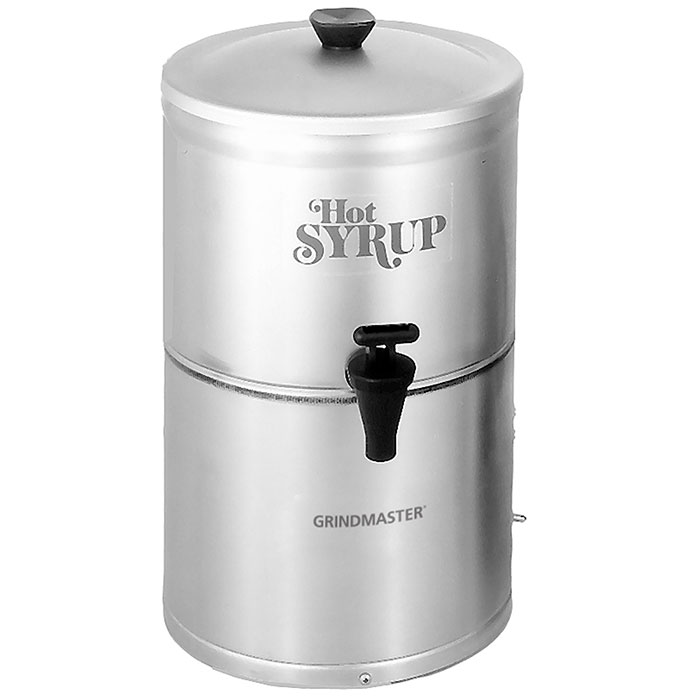 Syrup Warmer. 2 gallon capacity, uses the Tomlinson-S no-drip faucet.