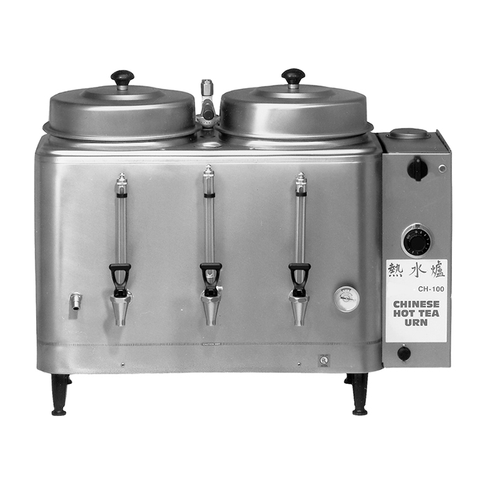 Chinese Hot Tea Urn. Twin, 3 gallon. Electro-Mechanical timer. 